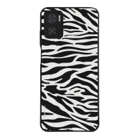 Θήκη Sonique Animal Print Series για Motorola Moto E22 4G Zebra