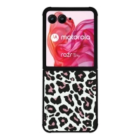 Θήκη Sonique Animal Print Series για Motorola Motorola Razr 50 Ultra Leopard 02