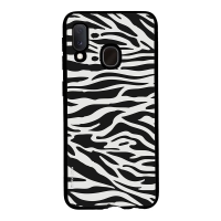 Θήκη Sonique Animal Print Series για Samsung Galaxy A20e Zebra