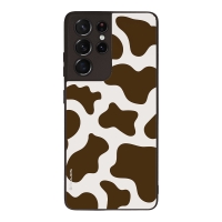 Θήκη Sonique Animal Print Series για Samsung Galaxy S21 Ultra Cow 02