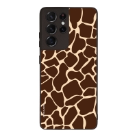 Θήκη Sonique Animal Print Series για Samsung Galaxy S21 Ultra Giraffe 01