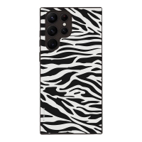 Θήκη Sonique Animal Print Series για Samsung Galaxy S22 Ultra Zebra
