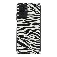 Θήκη Sonique Animal Print Series για Xiaomi Redmi Note 10 / Redmi Note 10s / Poco M5s Zebra