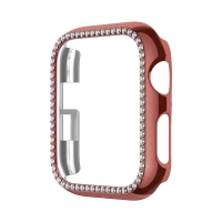 Θήκη Προστασία Luxury Diamond PC Sonique για Apple Watch 1/2/3 38 mm Ροζ Χρυσό