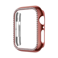 Θήκη Προστασία Luxury Diamond PC Sonique για Apple Watch 4/5/6/SE/SE 22 40mm Ροζ Χρυσό