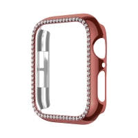 Θήκη Προστασία Luxury Diamond PC Sonique για Apple Watch 4/5/6/SE/SE 22 44mm Ροζ Χρυσό
