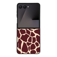 Θήκη Sonique Animal Print Series για Samsung Galaxy Z Flip 7 Giraffe 03