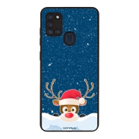 Θήκη Sonique Christmas Series για Samsung Galaxy A21s Reindeer