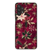 Θήκη Sonique Christmas Series για Samsung Galaxy A32 5G Wine Bloom