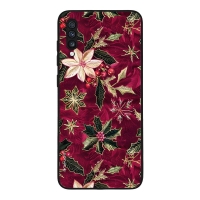 Θήκη Sonique Christmas Series για Samsung Galaxy A70/A70s Wine Bloom