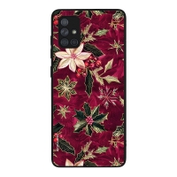 Θήκη Sonique Christmas Series για Samsung Galaxy A71 Wine Bloom
