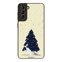 Θήκη Sonique Christmas Series για Samsung Galaxy S21 Happy Pets