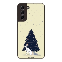 Θήκη Sonique Christmas Series για Samsung Galaxy S21 FE Happy Pets