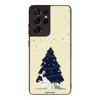 Θήκη Sonique Christmas Series για Samsung Galaxy S21 Ultra Happy Pets