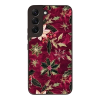 Θήκη Sonique Christmas Series για Samsung Galaxy S22 Wine Bloom