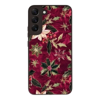 Θήκη Sonique Christmas Series για Samsung Galaxy S22 Plus Wine Bloom