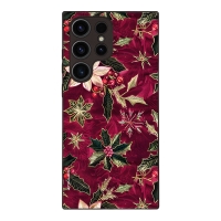 Θήκη Sonique Christmas Series για Samsung Galaxy S23 Ultra Wine Bloom