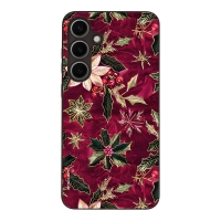 Θήκη Sonique Christmas Series για Samsung Galaxy S24 Plus Wine Bloom