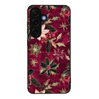 Θήκη Sonique Christmas Series για Samsung Galaxy S25 Wine Bloom