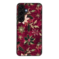 Θήκη Sonique Christmas Series για Samsung Galaxy S25 Plus Wine Bloom
