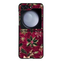 Θήκη Sonique Christmas Series για Samsung Galaxy Z Flip 6 Wine Bloom