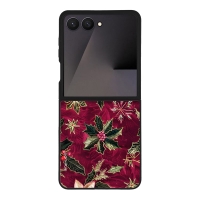 Θήκη Sonique Christmas Series για Samsung Galaxy Z Flip 7 Wine Bloom
