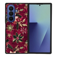 Θήκη Sonique Christmas Series για Samsung Galaxy Z Fold 7 Wine Bloom