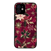 Θήκη Sonique Christmas Series για Apple iPhone 12 Wine Bloom