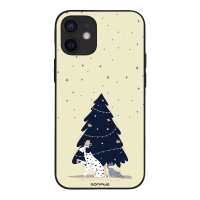 Θήκη Sonique Christmas Series για Apple iPhone 12 mini Happy Pets