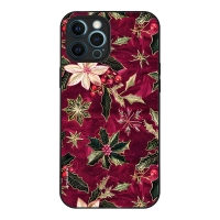 Θήκη Sonique Christmas Series για Apple iPhone 12 Pro Max Wine Bloom