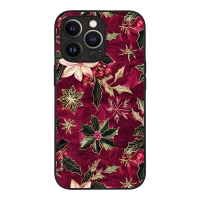 Θήκη Sonique Christmas Series για Apple iPhone 13 Pro Wine Bloom