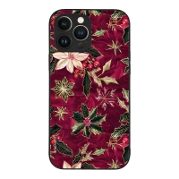 Θήκη Sonique Christmas Series για Apple iPhone 13 Pro Max Wine Bloom