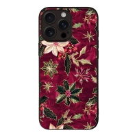Θήκη Sonique Christmas Series για Apple iPhone 16 Pro Max Wine Bloom