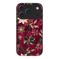 Θήκη Sonique Christmas Series για Apple iPhone 17 Pro Wine Bloom