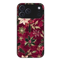Θήκη Sonique Christmas Series για Apple iPhone 17 Pro Max Wine Bloom