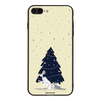 Θήκη Sonique Christmas Series για Apple iPhone 7 Plus / iPhone 8 Plus Happy Pets