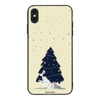 Θήκη Sonique Christmas Series για Apple iPhone XS MAX Happy Pets