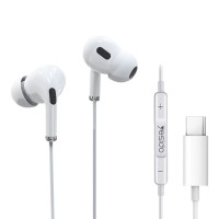Ακουστικά Yesido Heavy Bass YH35 Type-C Λευκό