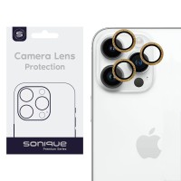 Camera Protection Sonique Glitter Lens Pro Apple iPhone 14 Pro / iPhone 14 Pro Max Gold