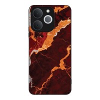 Θήκη Sonique Marble Series για Realme Note 70T 4G Κόκκινο