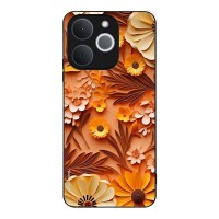 Θήκη Sonique 3D Flower Series για Realme Note 70T 4G Πορτοκαλί