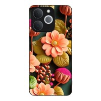 Θήκη Sonique 3D Flower Series για Realme Note 70T 4G Σομόν