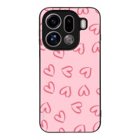 Θήκη Sonique Heart Series για Oppo Find X9 Pro 5G Ροζ