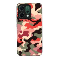 Θήκη Sonique Camouflage Army Series για Oppo Reno14 5G Κόκκινο