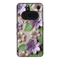 Θήκη Sonique 3D Flower Series για Nothing Phone 3a Βιολετί