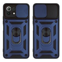 Θήκη Ring Armor CamPro Sonique για Xiaomi Mi 11 Lite 4G / Mi 11 Lite 5G Μπλέ
