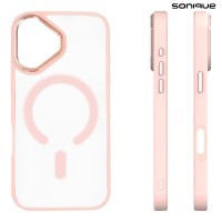 Θήκη Magnetic MagMetal Sonique Apple iPhone 17 Ροζ