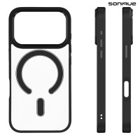 Θήκη Magnetic MagMetal Sonique Apple iPhone 17 Pro Max Μαύρο