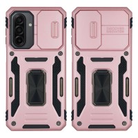 Θήκη Ring Armor CamShield Sonique για Samsung Galaxy A17 4G / Galaxy A17 5G Ροζ Χρυσό