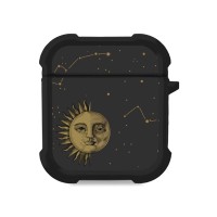 Θήκη Σιλικόνης Sonique Zodiac Series για AirPods 1/2 Eclipse